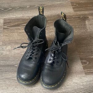 Dr. Martens 1460 Pascal Virginia Leather Lace Up Boots